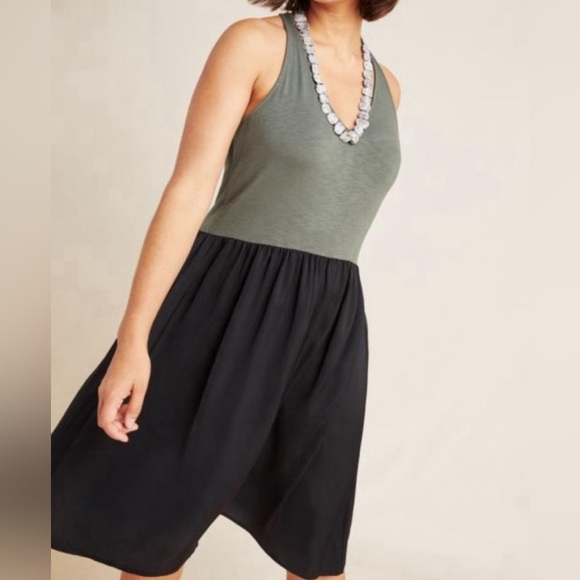 Anthropologie Dolan Left Coast Fabiana Knit Dress in Black Motif - Picture 8 of 9